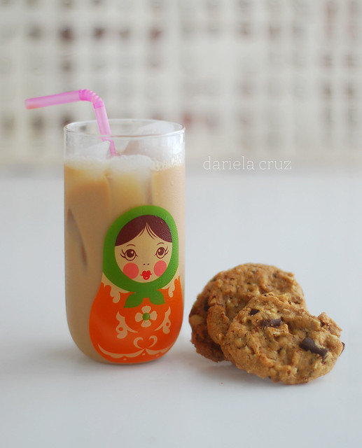 Iced Coffee and cookies