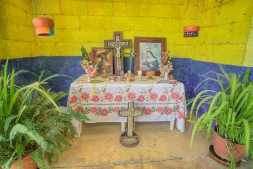 Catholic Shrine at Suytun Cenote