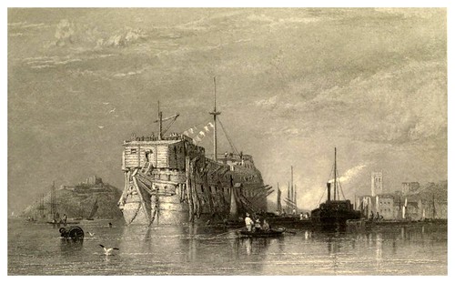 002-Falmouth-Gran Bretaña-Stanfield's coast scenery…1836- Clarkson Stanfield