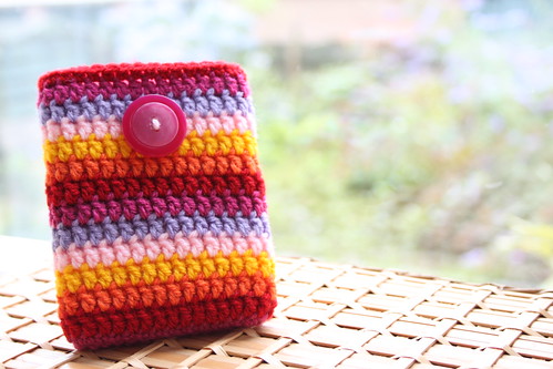 Crochet harddisk case :)