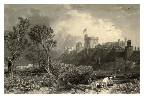005- Castillo de Windsor desde Clewer Meadow-Windsor Castl and its environs 1848- Ritchie Leitch