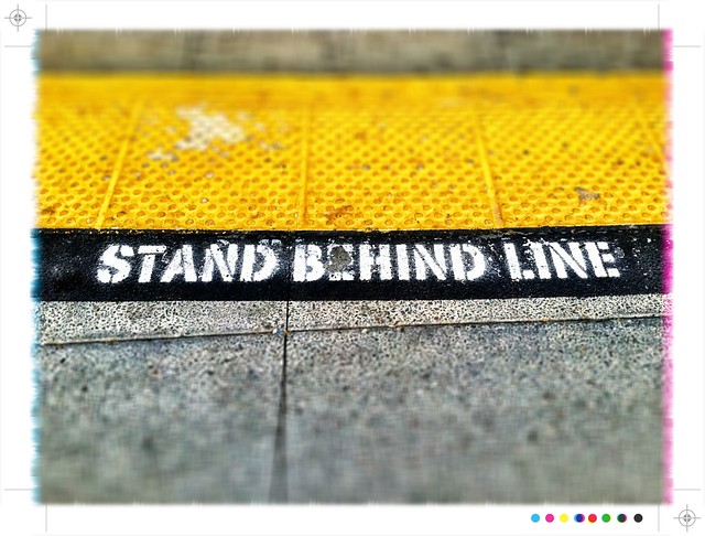 Stand Behind Line