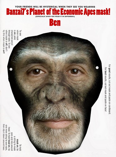 BEN APE MASK by Colonel Flick