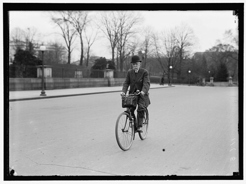 Alvey Adee of Dept of State riding Bicycle