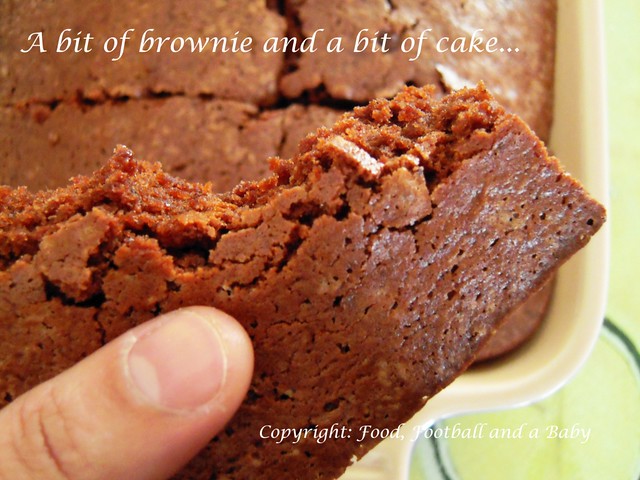 Chocolate Chestnut Brownie Cake