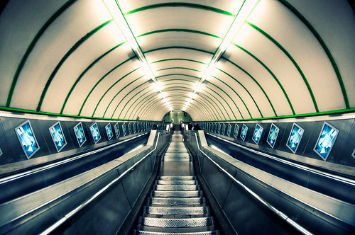 Inside Paddington Tube Station
