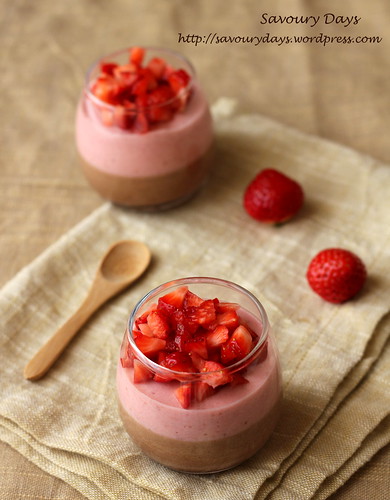 Chocolate & Strawberry mousse