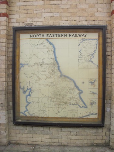 North Eastern Railway Map Tiles, Saltburn
