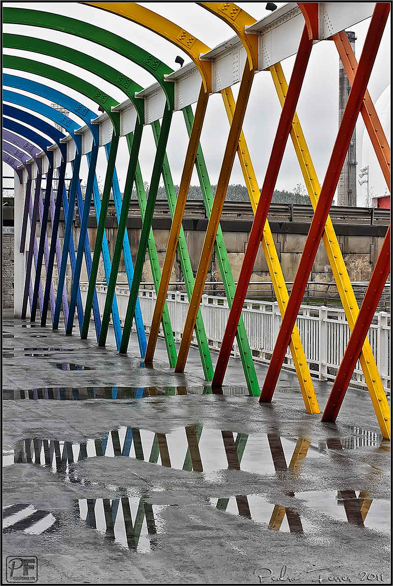 Un pasein por Aviles - Niemeyer puente de hierro