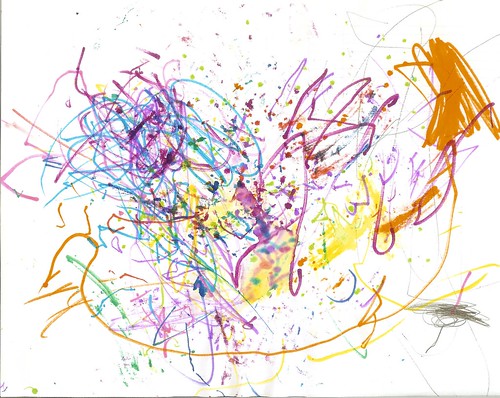 "Just Scribbles" Asher's Art, 4.5 Years Old