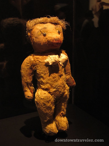 Jean Paul Gaultier Nana teddy bear with cones at Montreal museum