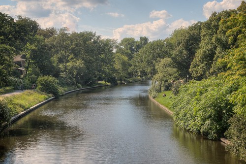 River Spree in the Tiergarten