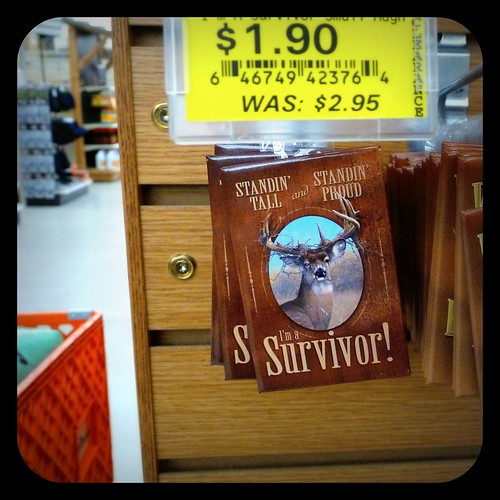 Hunting Season - Survivor... ironic? Magnet photo by tbone_sandwich
