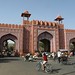 Um dos portões para a cidade antiga de Jaipur