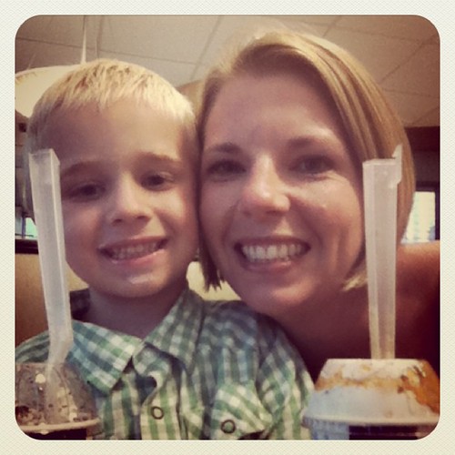 ice cream date with my boy