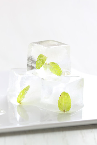 Ice cubes de menta