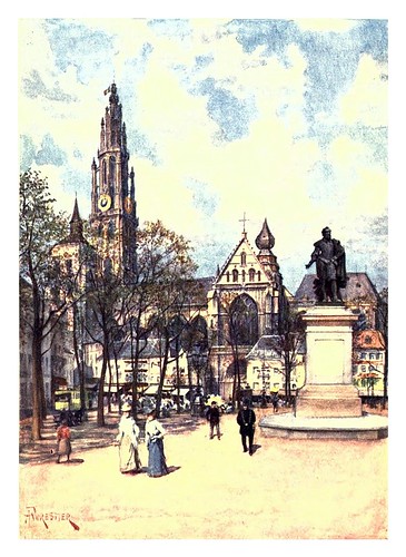 005-Antwerp la plaza verde-Belgium 1908- Amédée Forestier