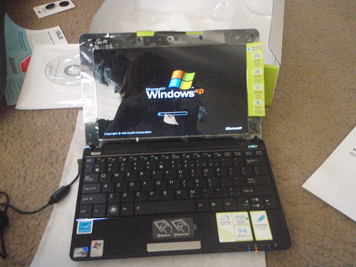 Setting up the new netbook