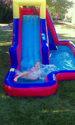 Elle's Birthday Water Slide!