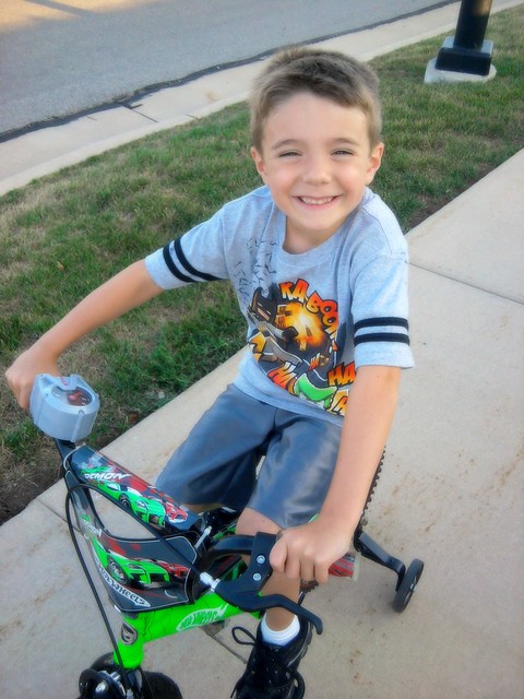 Nick on his bike