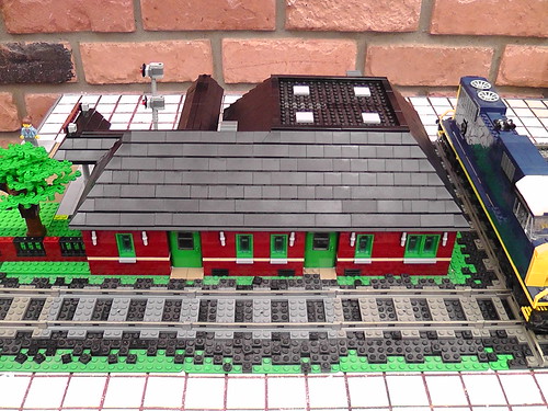 LEGO Plant City Train Depot/Visitors Center by brickbuilder711
