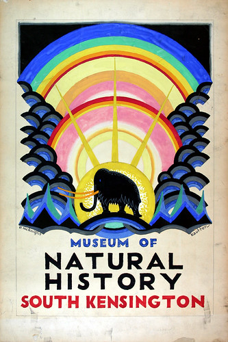 6. Artwork - Museum of Natural History © TfL from the London Transport Museum