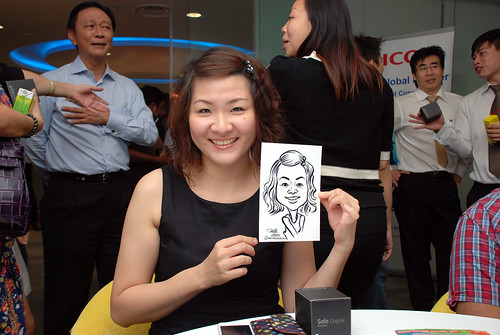 Caricature live sketching for Ricoh Roadshow - 33