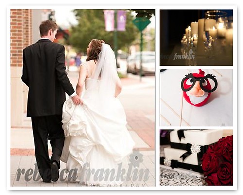 wedding collage for the knot