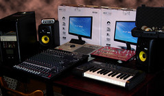 Studio equipment.