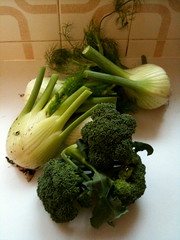 fennel and broccoli