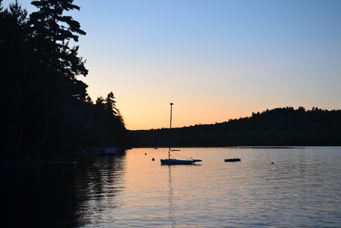 Sunset on Beech Hill Pond Maine