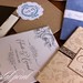 notebook wedding invitation collection