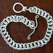 Sterling silver half persian chainmaille bracelet