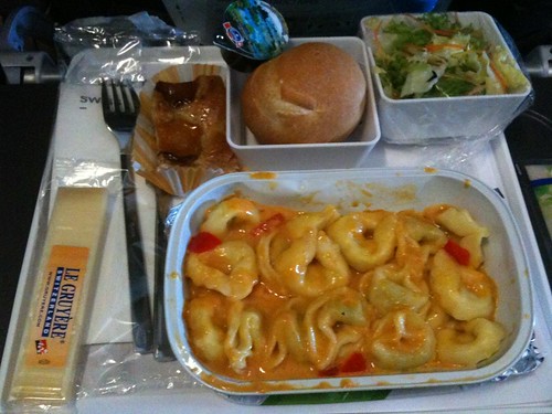 Swiss Air Dinner Service