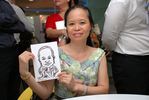 Caricature live sketching for Ricoh Roadshow - 30