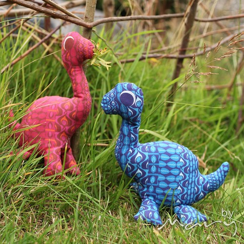 Dinosaurs in the garden