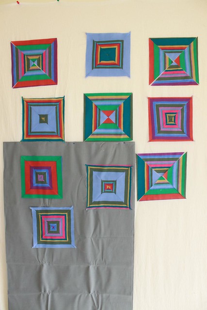Wonky squares quilt - the design process