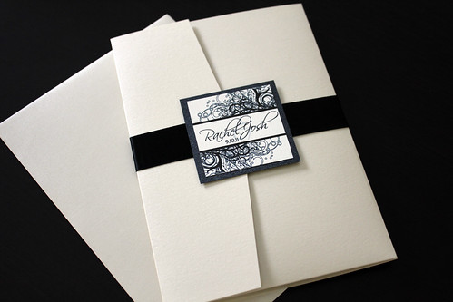 Champagne and Black Wedding Invitations Flickr Photo Sharing