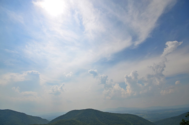 view from the blue ridge parkway