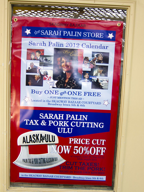 The Sarah Palin Store in Skagway Alaska