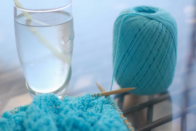 seaside knitting