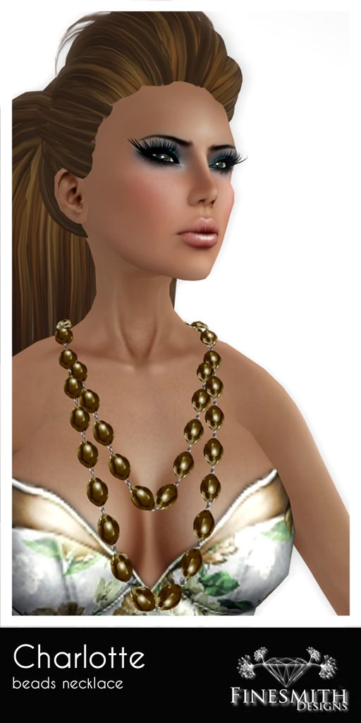 Charlotte Necklace Brown Chrysto