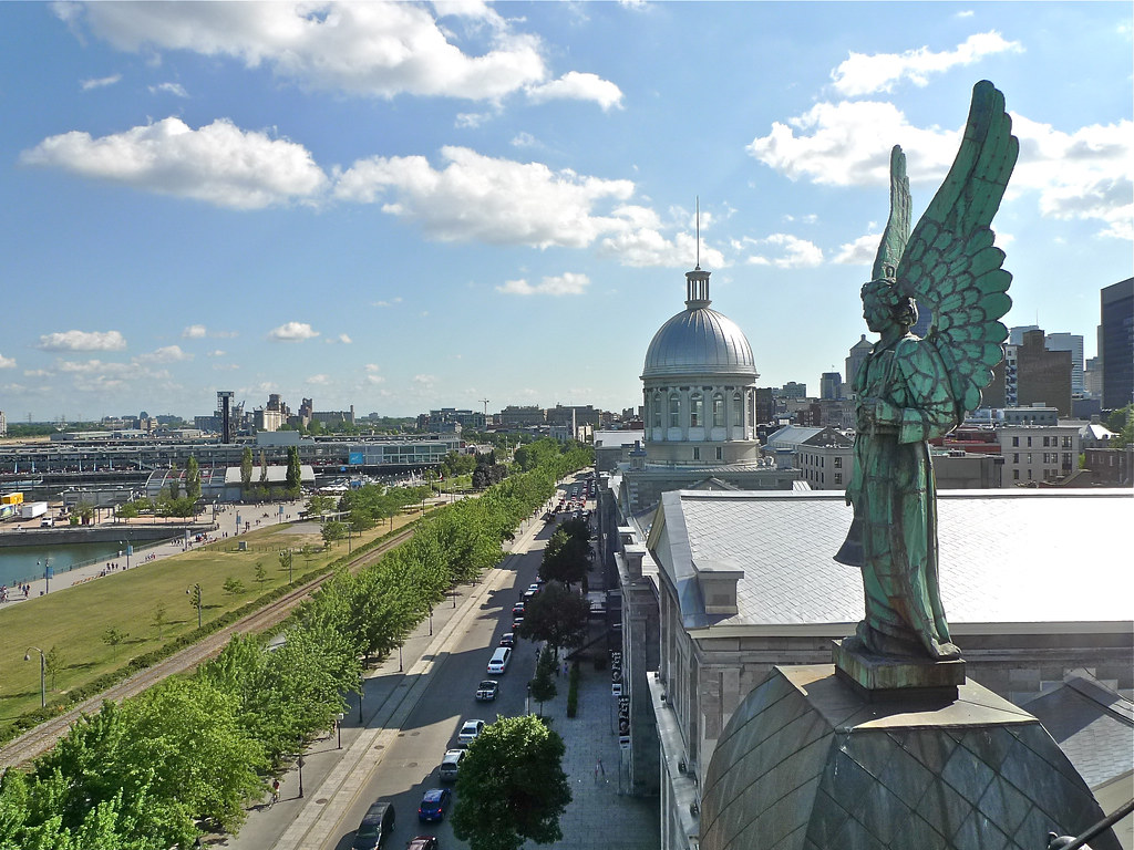 Copyright Photo: Notre-Dame-de-Bon-Secours... Angel... Bonsecours Market by Montreal Photo Daily, on Flickr