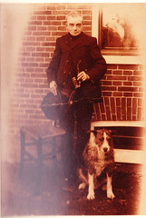 Eiko Johannes Apol met zijn hondje