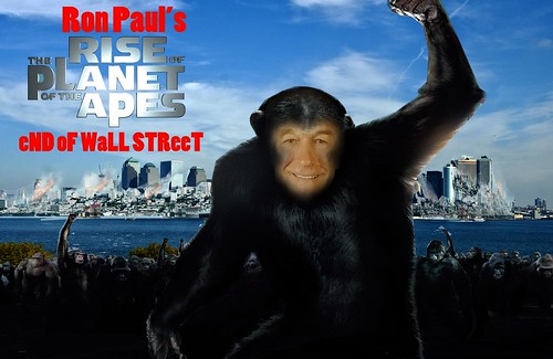RON PAUL'S PLANET OF THE APES  by Colonel Flick
