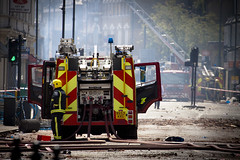 Fire Engine - Aftermath of Tottenham Riots by AndrewPagePhotography