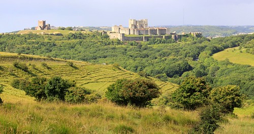 Dover Castle from Upper Road