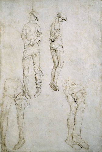 Pisanello - Studies of men hanging (~1435) by petrus.agricola