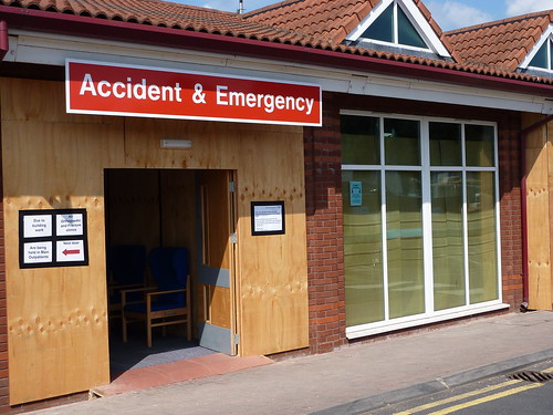 Warwick Hospital Accident & Emergency dept.