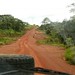 Estrada que nos leva a Floresta Tropical africana